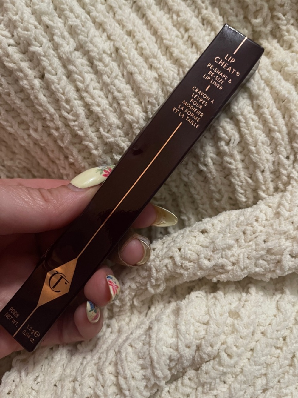 Charlotte Tilbury Lip Cheat Lip Liner in Deep Brown Packaging
